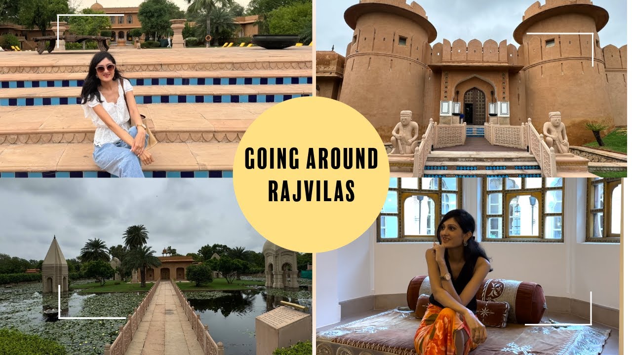 Going around The Oberoi Rajvilas
