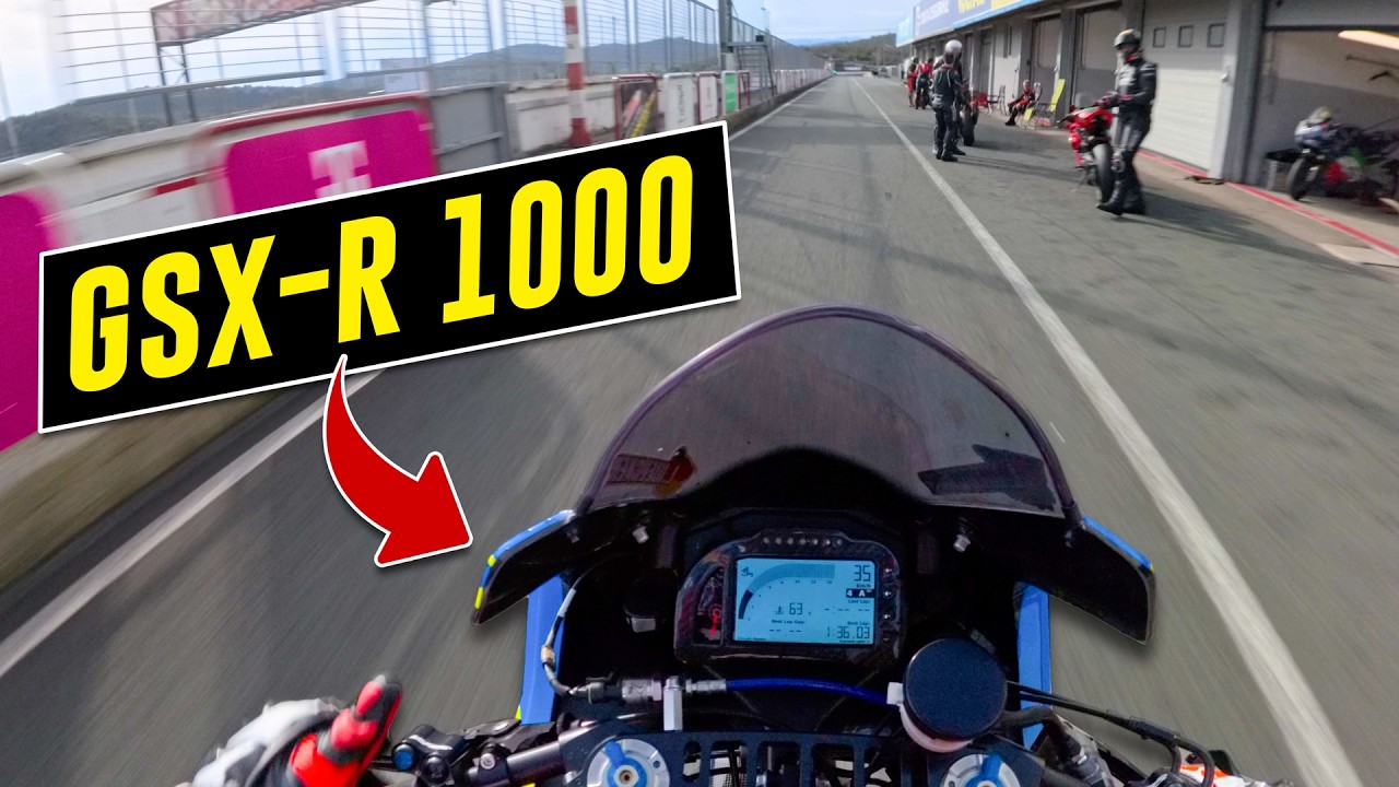 Ich fahre meine ALTE SUZUKI GSX-R 1000!! 😨
