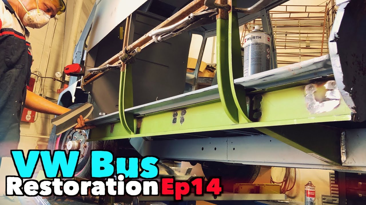 VW Bus Restoration - Episode 14 - Serious Surgery! | MicBergsma