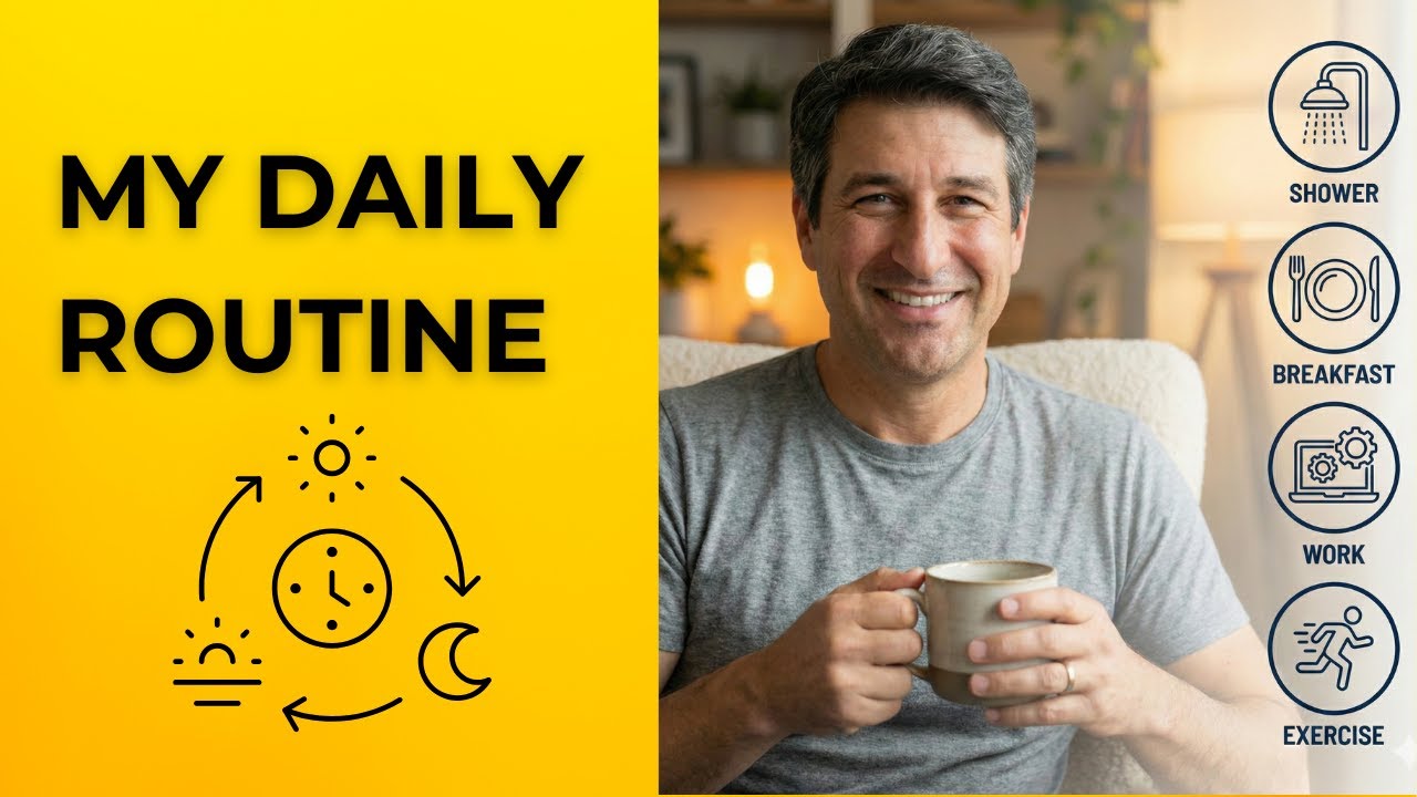 30 Min Slow English | Morning, Afternoon & Evening Routine Speaking Practice