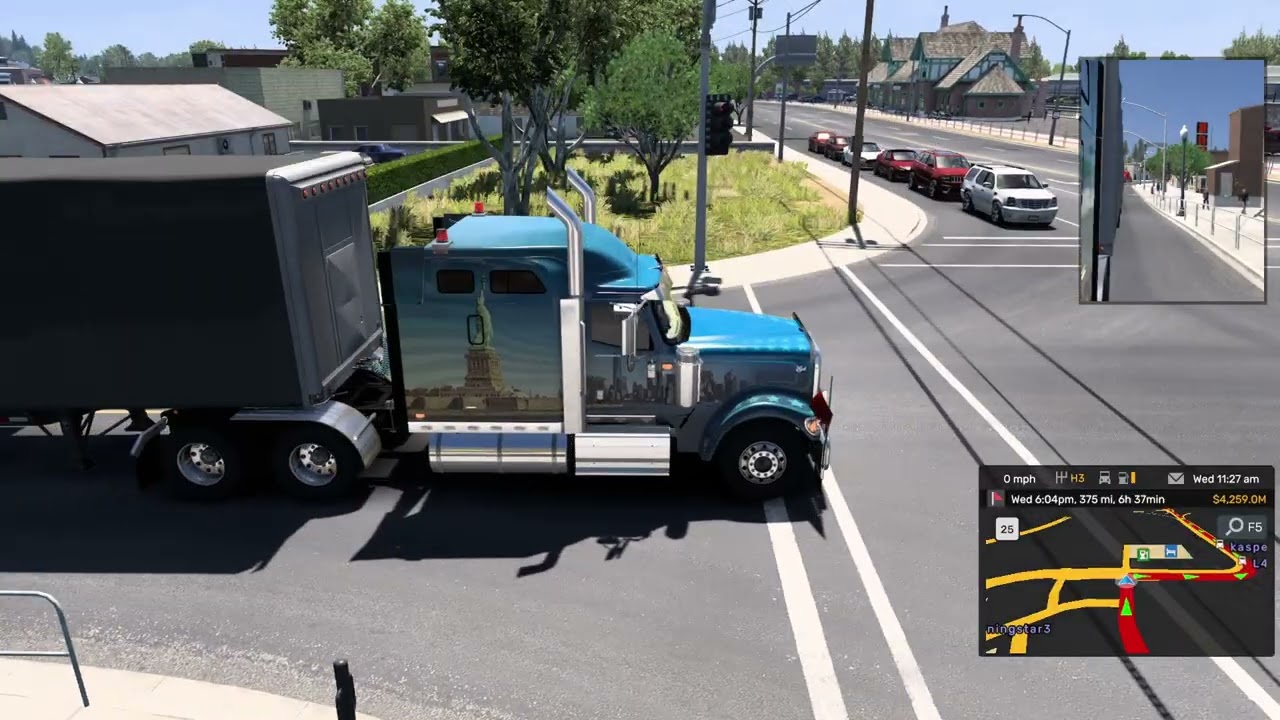 American Truck Simulator | Convoy | Guard Rails from Grand Canyon Village to El Centro