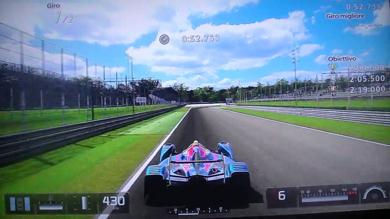 Gran Turismo 5 - Vettel Red Bull X1 Challenge - Gold Monza 2.02.690 Dual Shock3!!! LILLO84