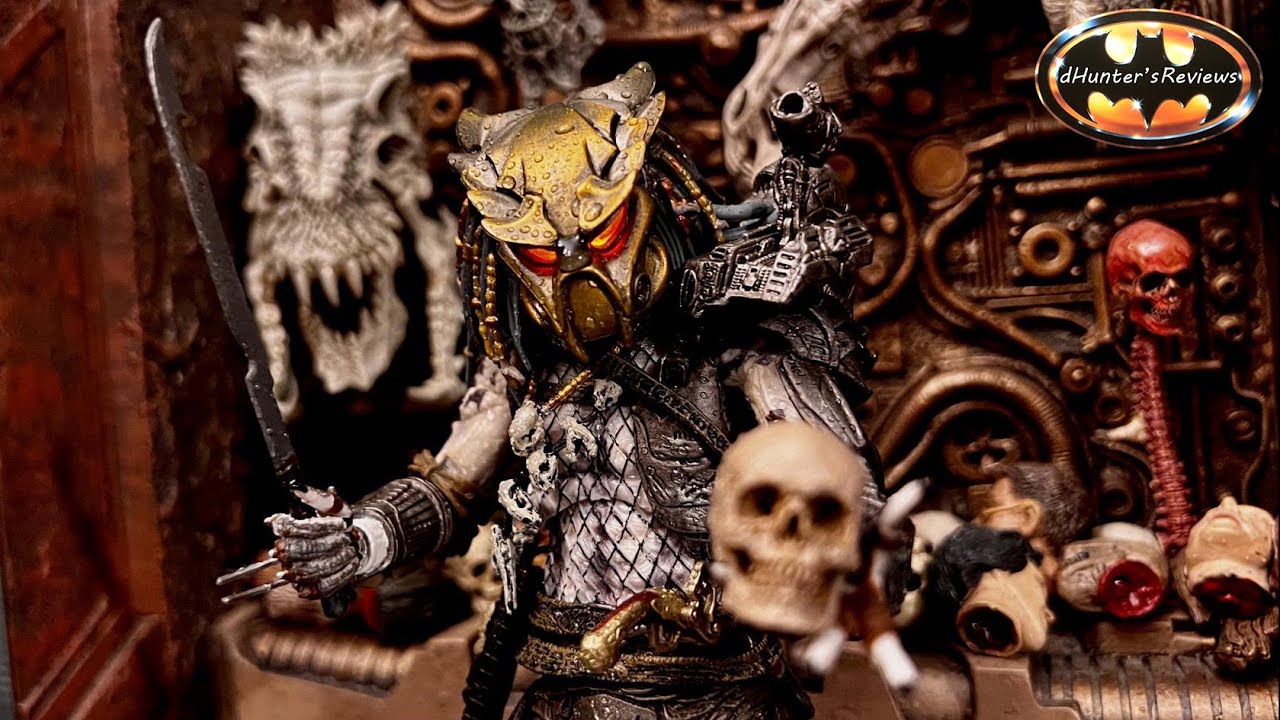 NECA Predator 2 Elder Greyback Golden Angel Ultimate Lost Tribe Action Figure Review & Comparison