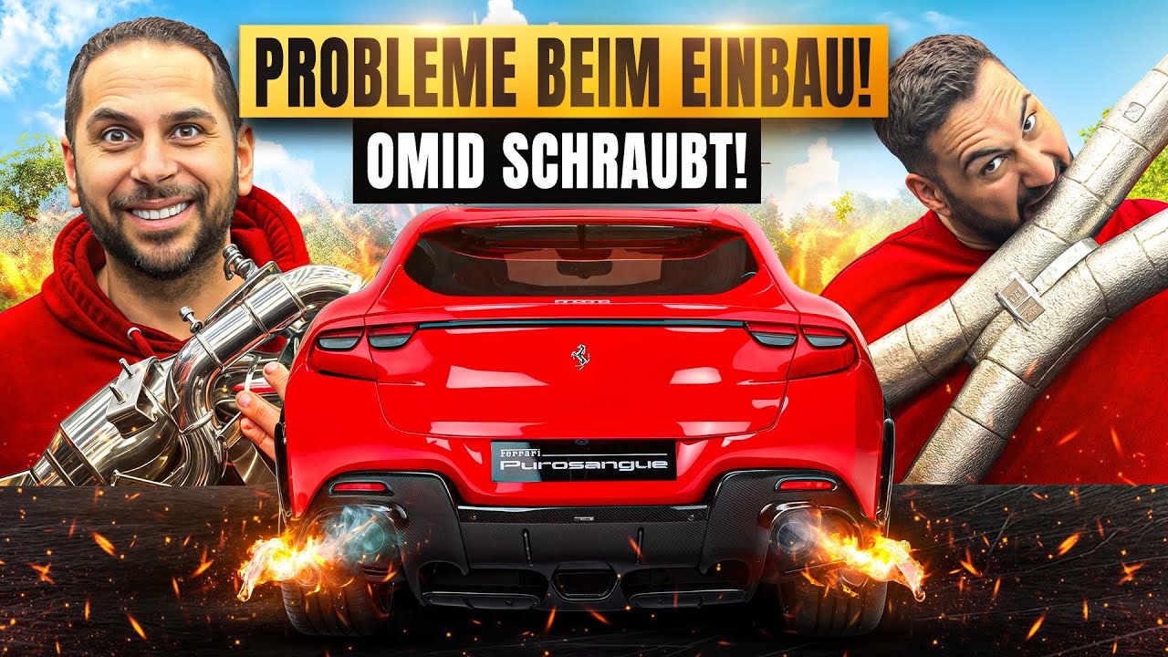 KAPUTT? Der WITZIGSTE Abgasanlagen-Einbau ever! Wenig Ahnung, viel Verantwortung! OMID SCHRAUBT
