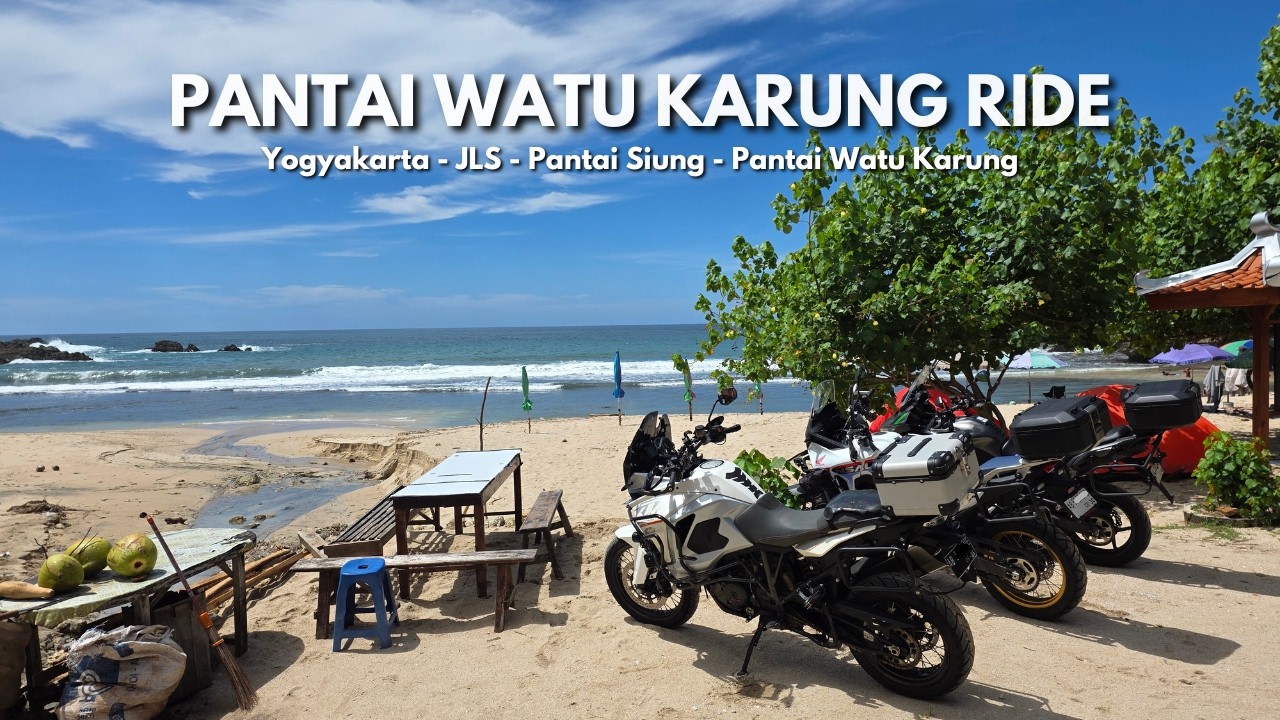 RIDING KE PANTAI WATU KARUNG 🌊🏍️| Day 1 | KTM 1290 Super Adventure (4K)