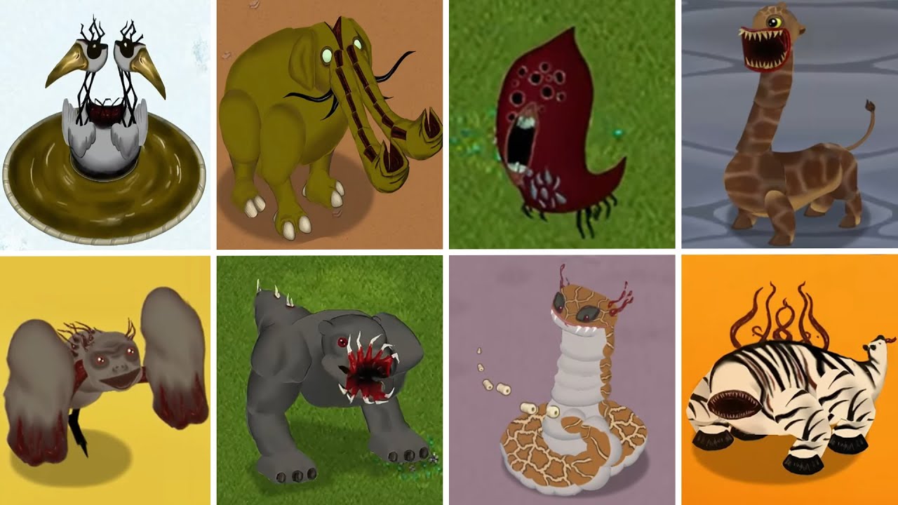 All Dawn Of Fire Vs My Singing Monster Vs Zoochosis Island by Aine Bop | My Singing Monsters