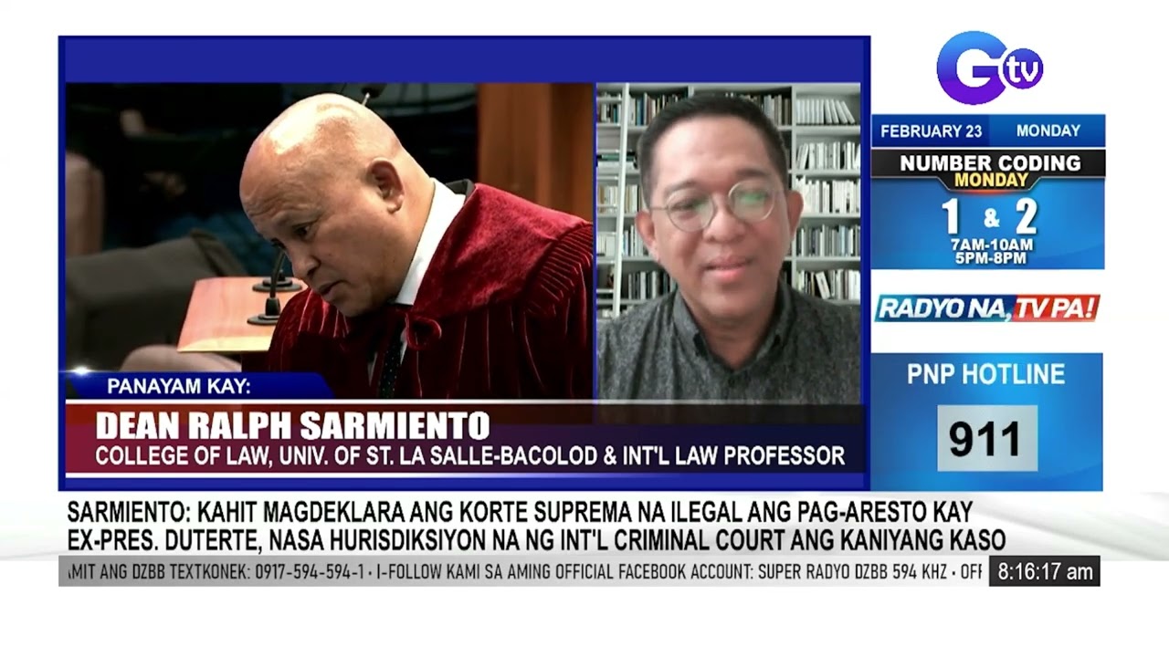 Walang epekto sa confirmation of charges kahit hindi sumipot si ex-Pres. Rodrigo Duterte — expert