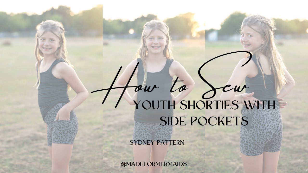 How to sew youth shorties with side pockets