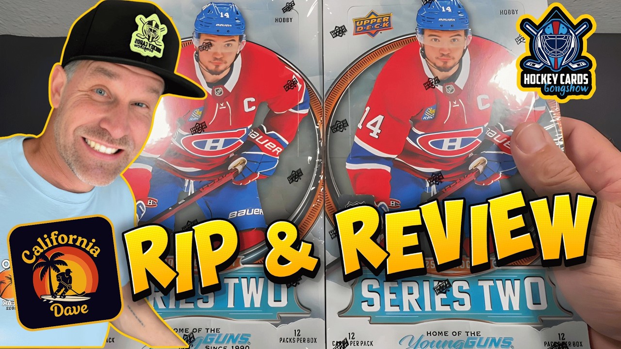 Schaefer Young Guns Hunt! | California Dave Rips & Reviews 2025-26 Upper Deck Series 2 Hockey