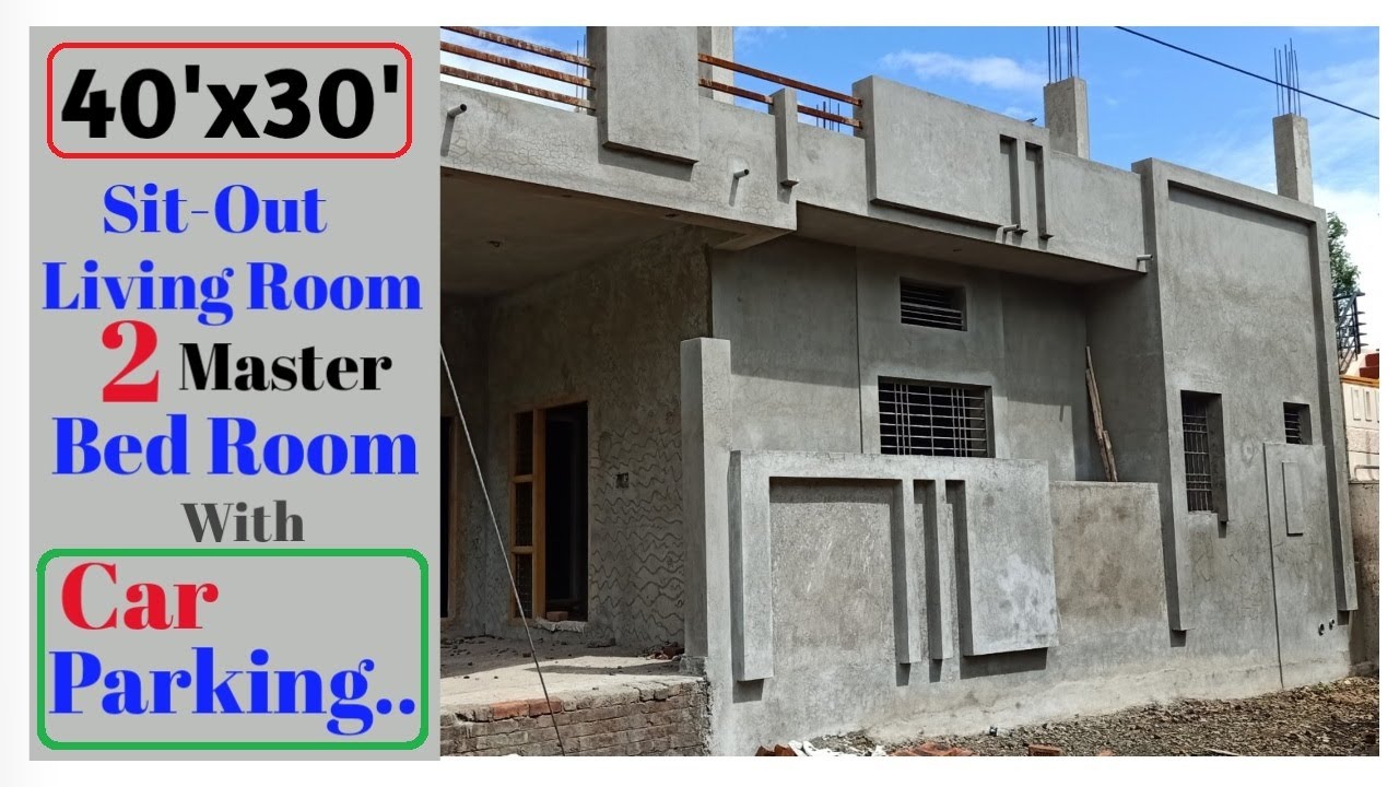 40'x30' West Facing 2bhk House Walkthrough