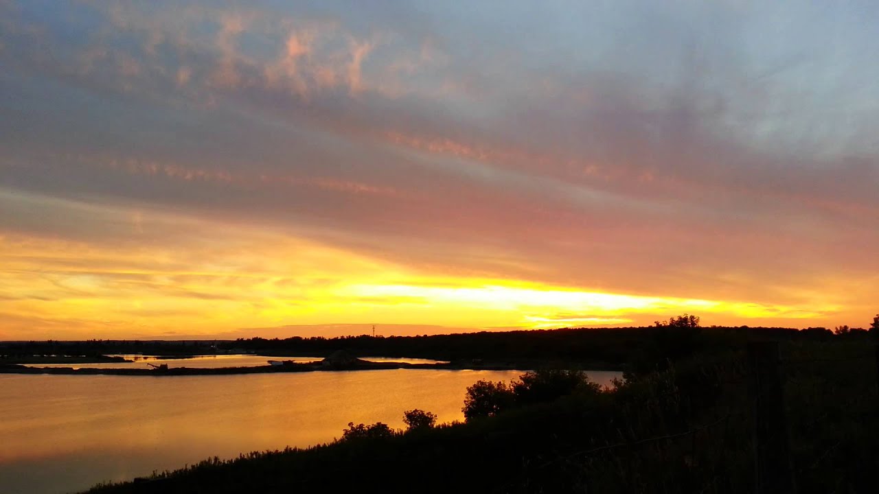 A Sunset Time Lapse  in the country ......  Caledon, Ontario