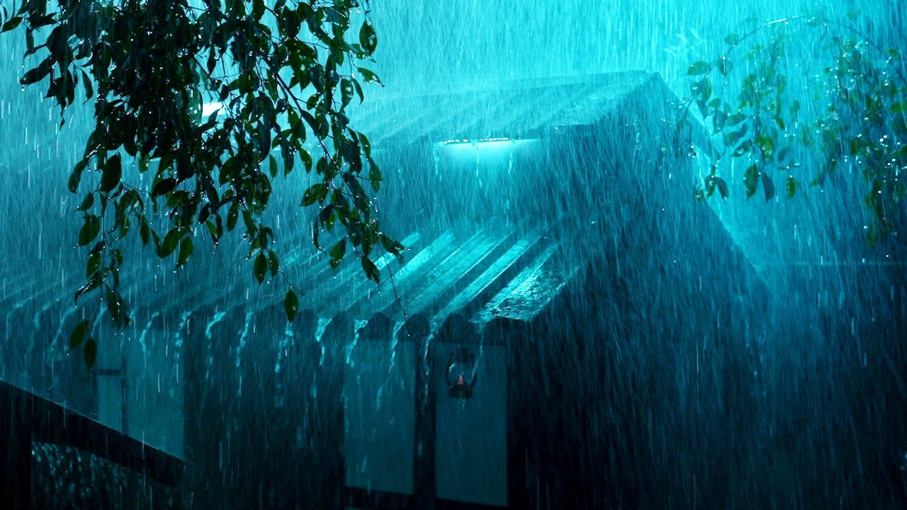 🔴 Rain on a Tin Roof for Sleeping | Sleep Instantly & Beat Insomnia
