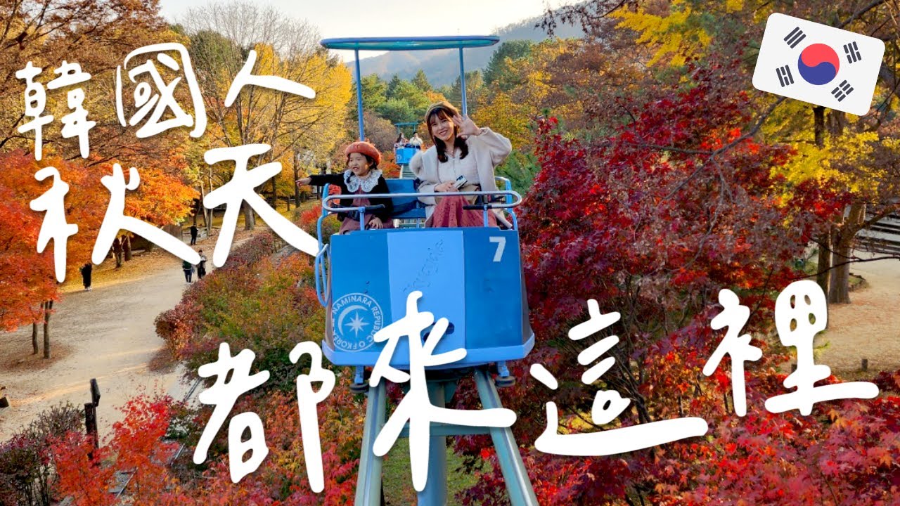 韓國人秋天都來這 | 開箱新纜車景點 | 自由行&跟團的費用是? | 南怡島 |  LEELI這一家