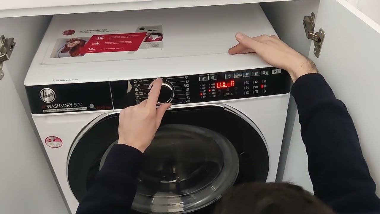 Hoover HDPD4149AMBC/1-S 1400 Devir 14 Yıkama + 9 Kurutmalı Camaşır Makinesi