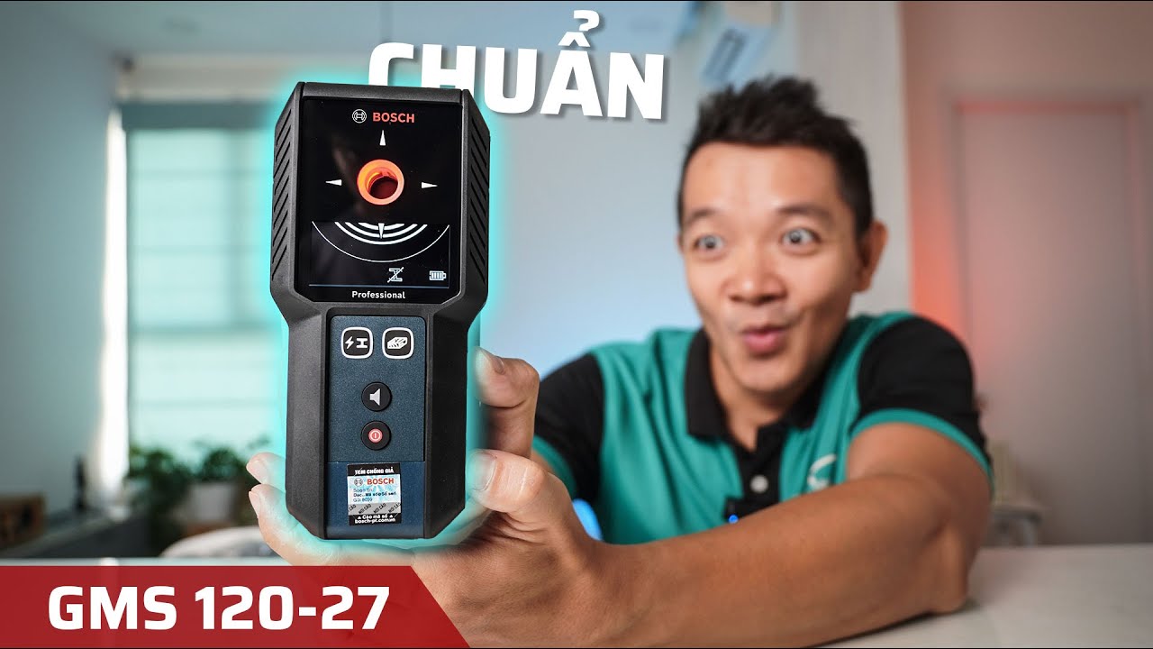 Lần Đầu Tiên Máy Dò Tường Giá Dưới 3 Củ Lại Ngon Vậy - Bosch GMS 120-27