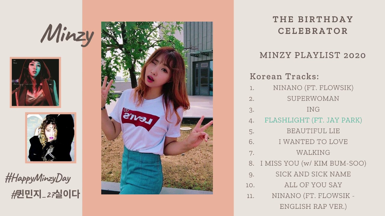 Minzy Playlist 2020 (Pt.1) - Korean & English Tracks #HappyMinzyDay