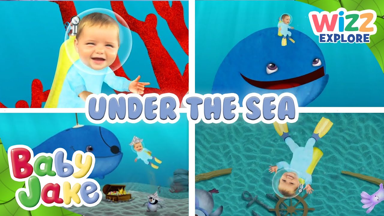 @BabyJakeofficial  - Exploring the Ocean! 🐳🪸🌊  | Summer Compilation | @WizzExplore