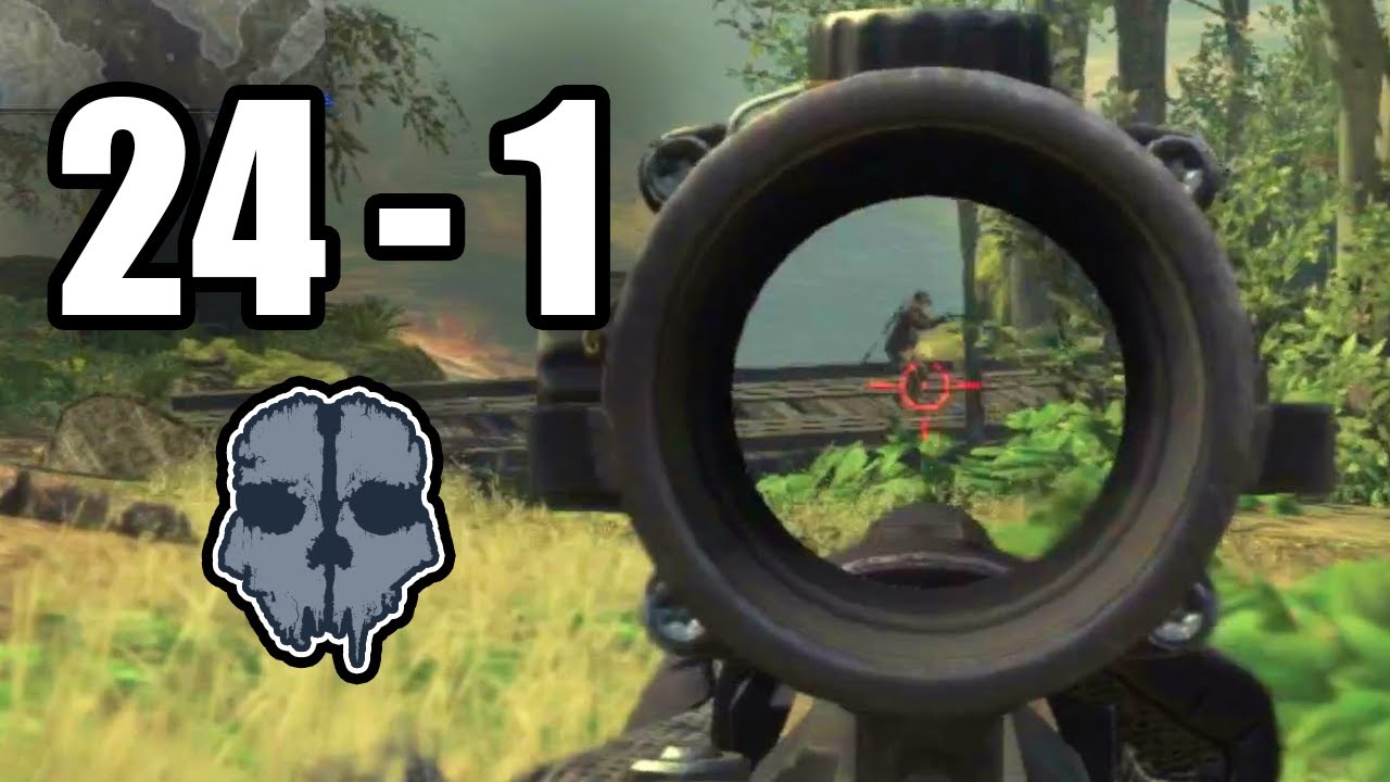 Странный подбор оружия и удар КЕМ! | 24 – 1 в Call of Duty Ghosts (без комментариев) (2025)