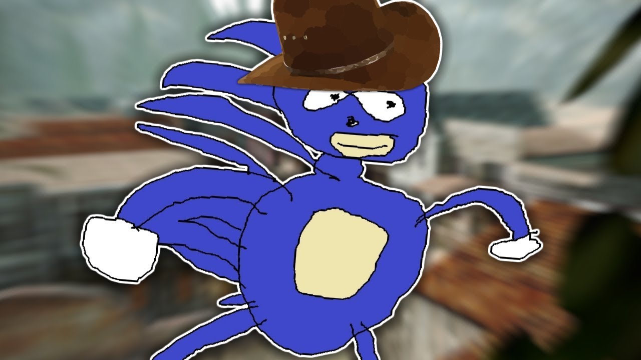 SANIC IN THE WEST - Gmod Meme Run