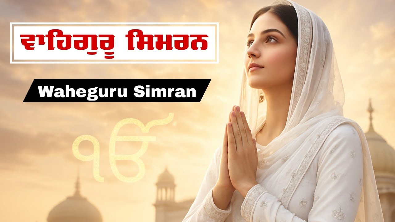 Waheguru Simran ~ ਵਾਹਿਗੁਰੂ ਸਿਮਰਨ ~ Waheguru Relaxing Music #waheguru #relaxing #meditation #wmk