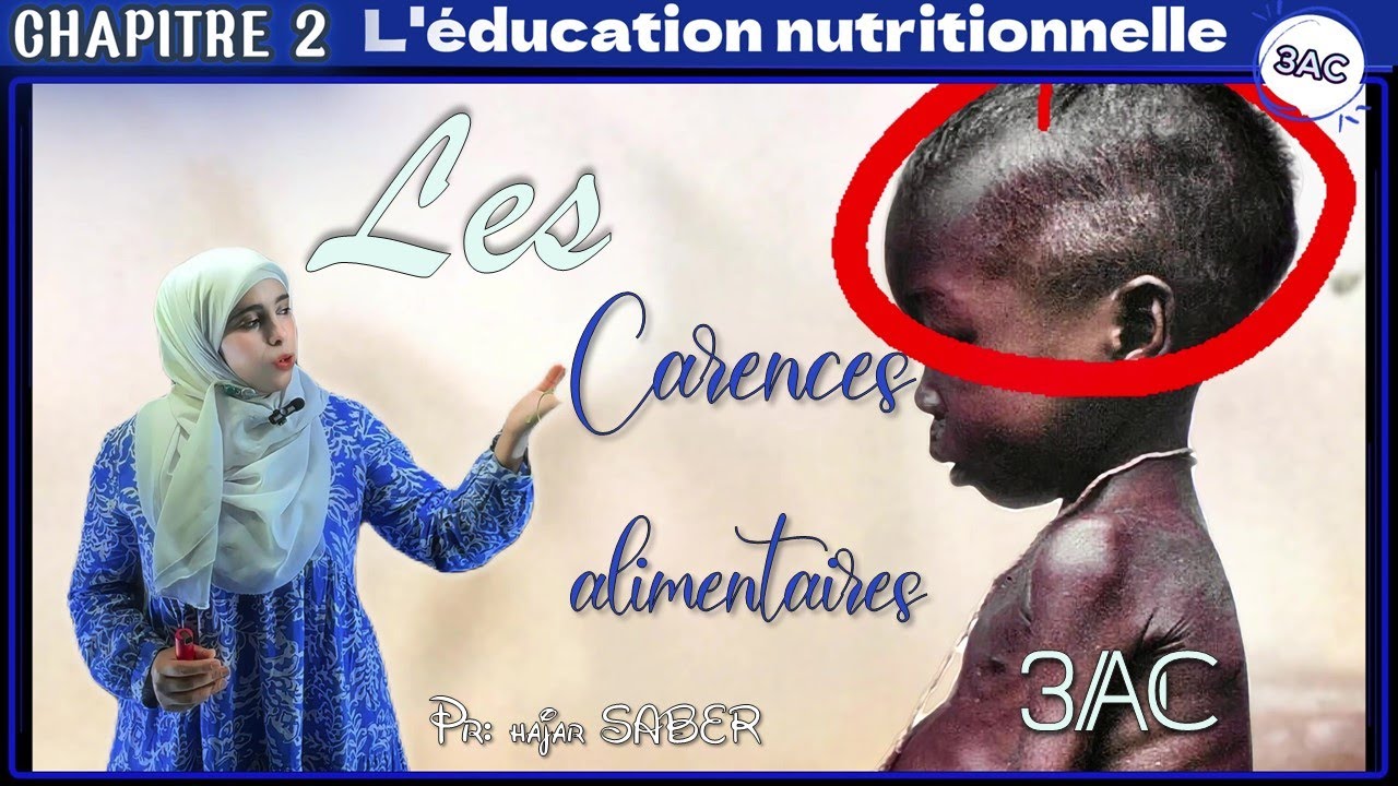CHAPITRE 2 : Les Carences Alimentaires- SVT 3AC   PARTIE 1