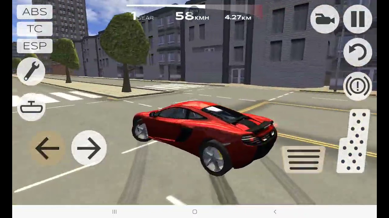 Police chase extreme car 