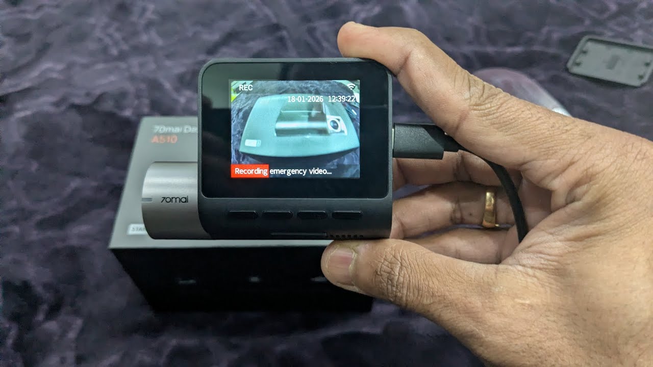 70mai A510 HDR 3K Dash Cam Unboxing 