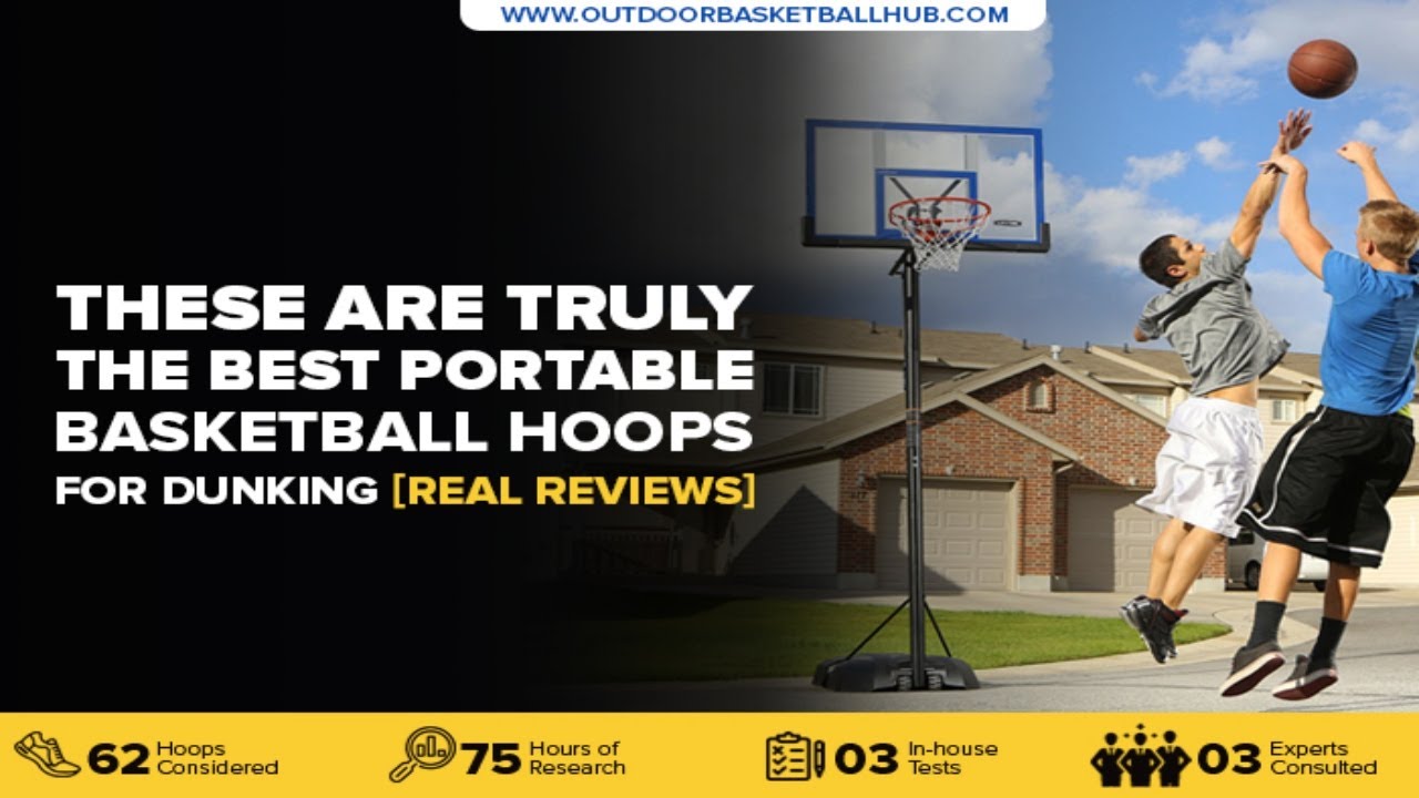 Best Portable Basketball Hoop For Dunking In 2022 [5 Cool Picks]