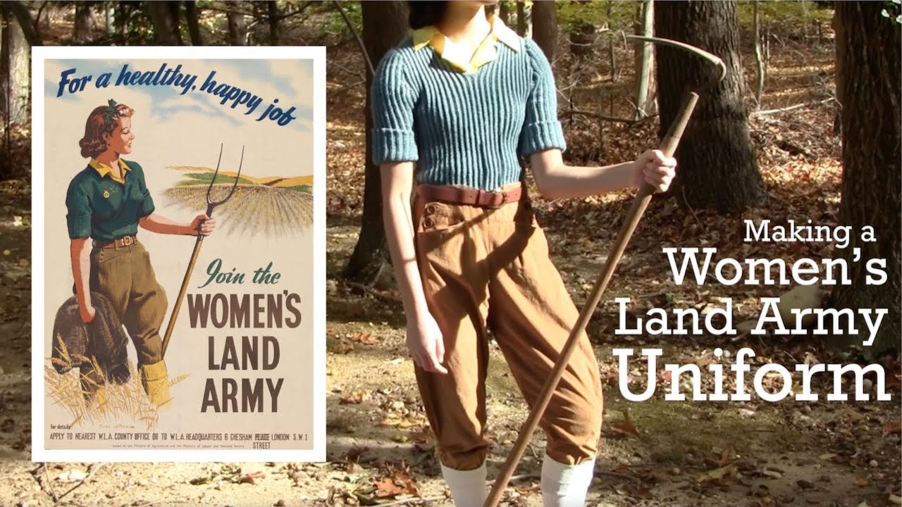 Making a Women's Land Army Costume | Women’s Dress during WWII