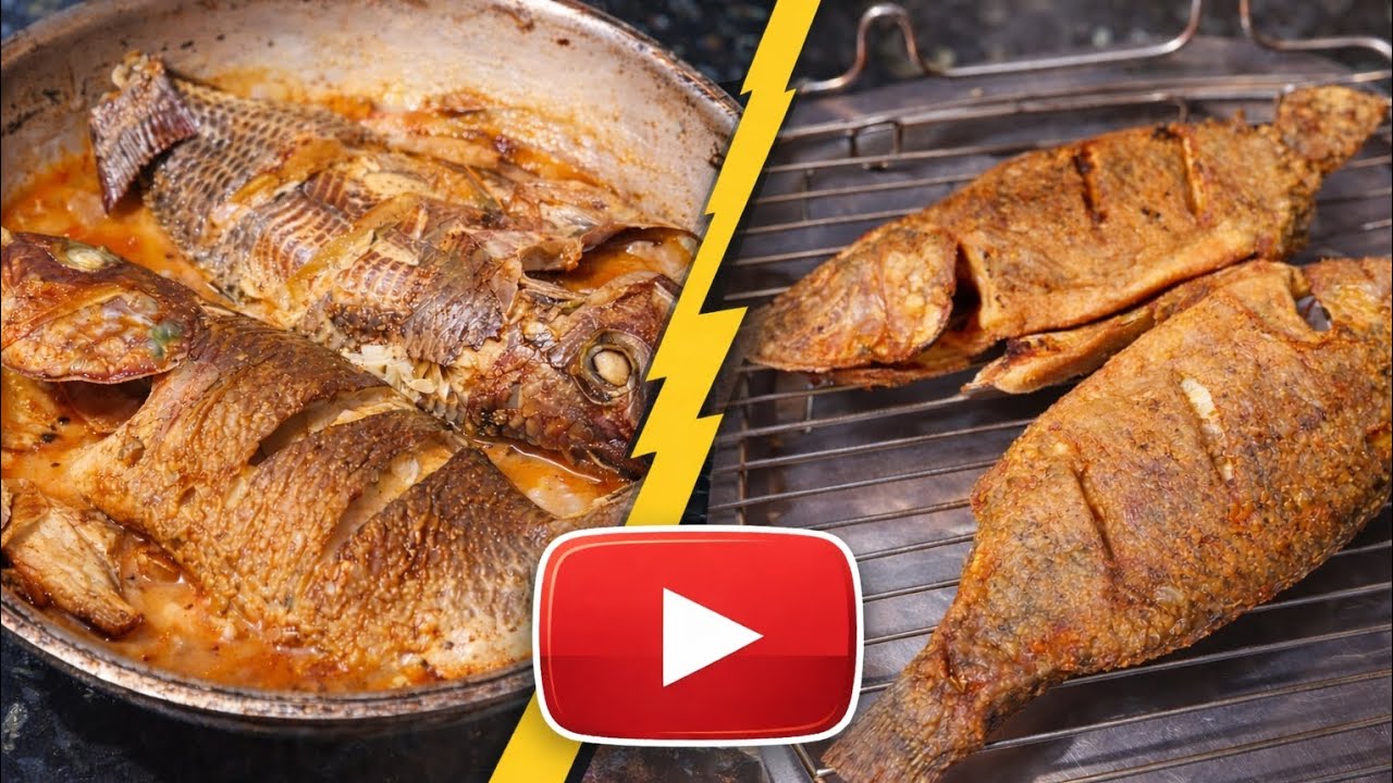 سمك مقلى ومسلوق بتتبيلة سرية تنفع لكل الأسماك ف ١٠ دقايق بس 😍❤️