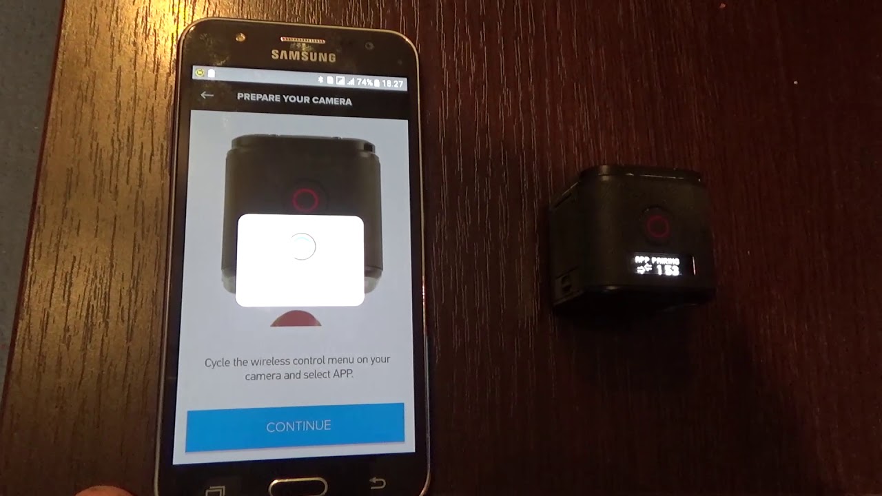 how to pair gopro hero 4 session with phone app bluetooth