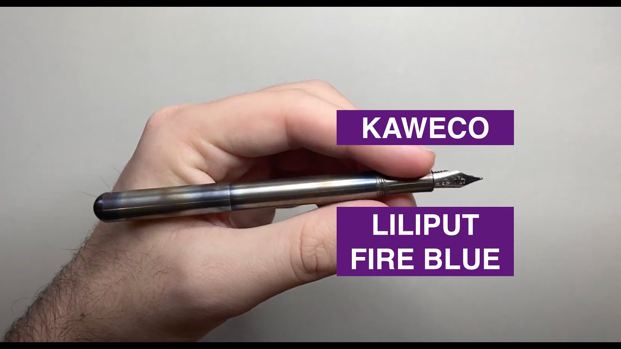 Kaweco Liliput Fire Blue Fountain Pen Review