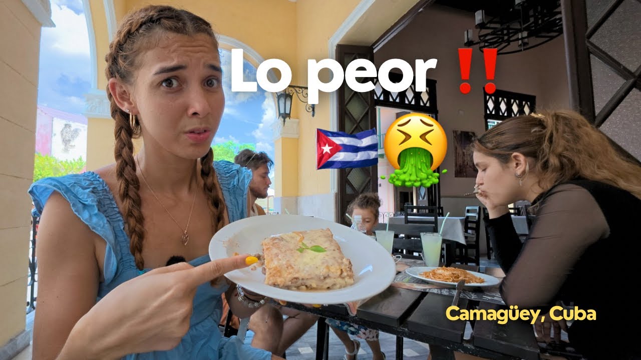 La PEOR COMIDA en CAMAGÜEY ‼️ fue un ERROR pedir esto 😳