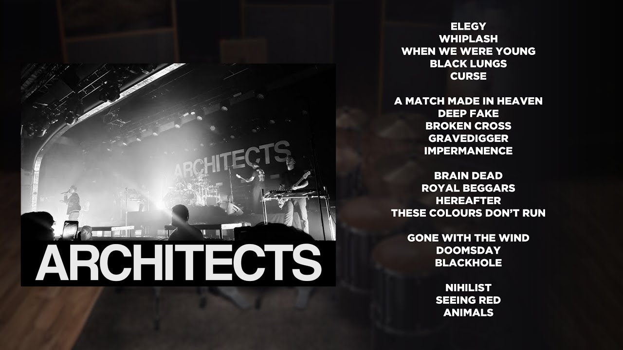𝕊𝔼𝕋𝕃𝕀𝕊𝕋 #𝟘𝟙 - Architects [DRUMS ONLY]