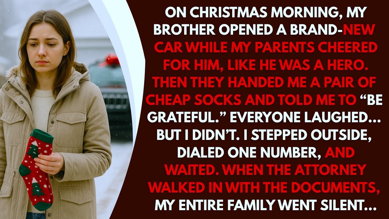 Mom Gave My Brother a Car for Christmas — I Got Socks… So I Made One Phone Call