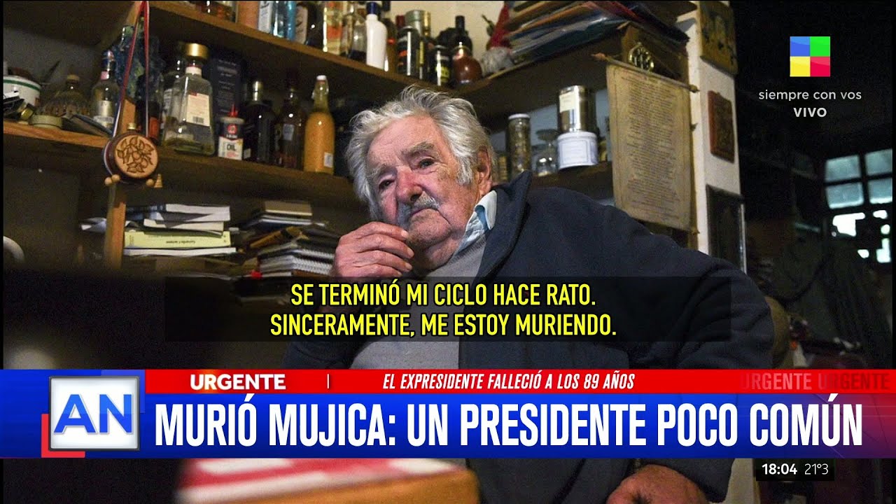 🔴 MURIÓ PEPE MUJICA: UN PRESIDENTE POCO COMÚN