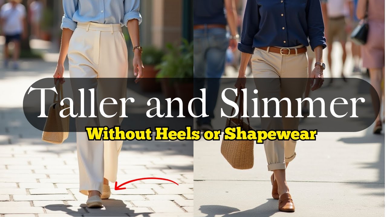 How to Look Taller and Slimmer Over 60 &mdash; Without Heels or Shapewear