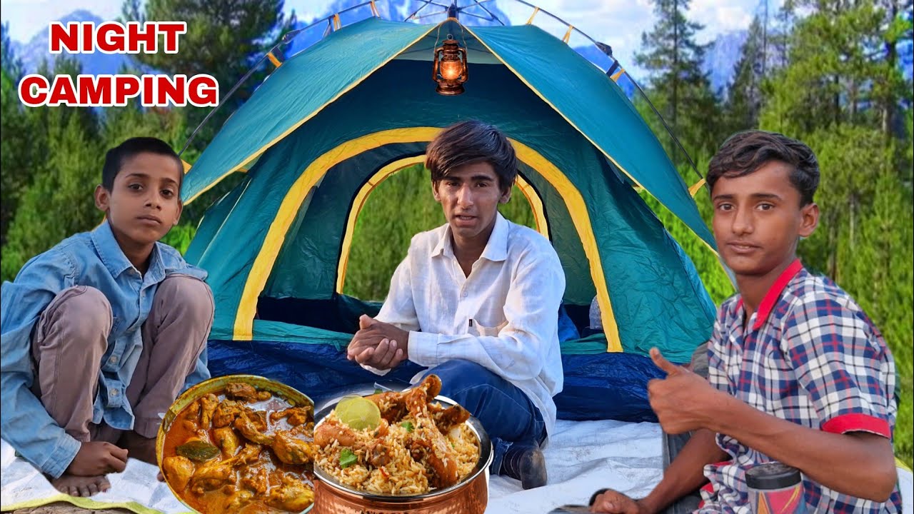 Group camping in forest with my brothers | camping in India | camping videos | camping 