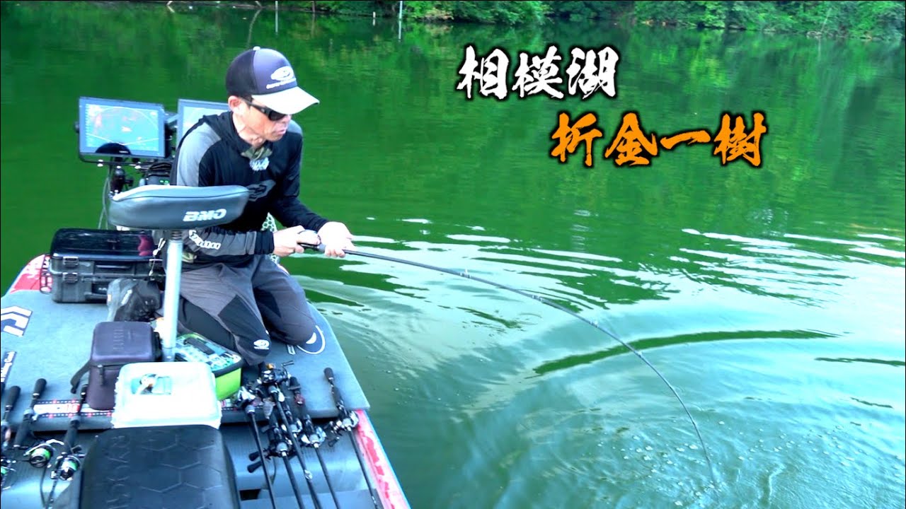 竿が引き込まれる..！相模湖バス釣りでモンスター降臨【折金一樹】