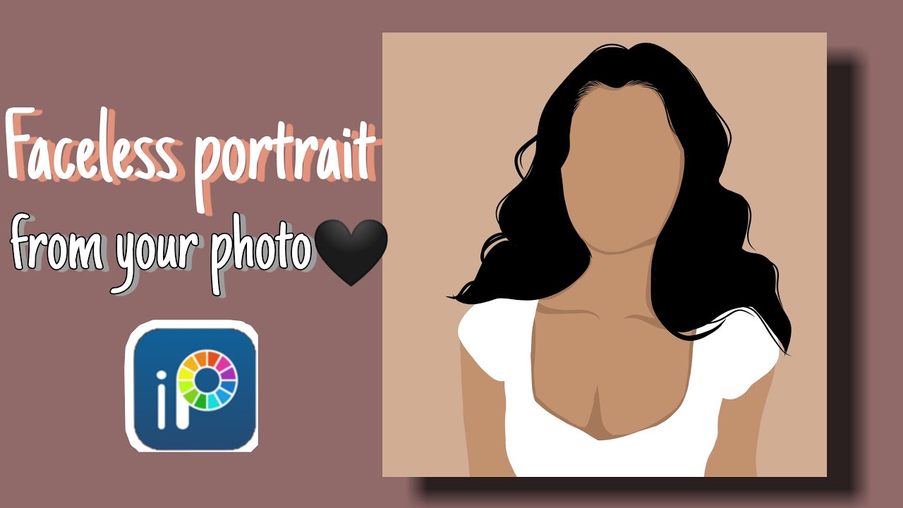 Ibis Paint X faceless cartoon tutorial / Flat illustration | Tiktok Trend |