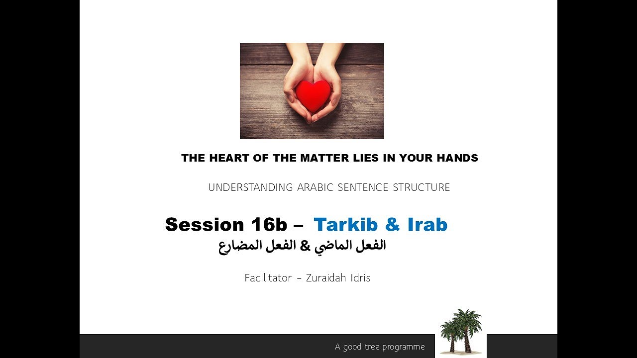 Session 16b Tarkib & Irab -The Past and Present Tense - QURANIC ARABIC SENTENCE STRUCTURE