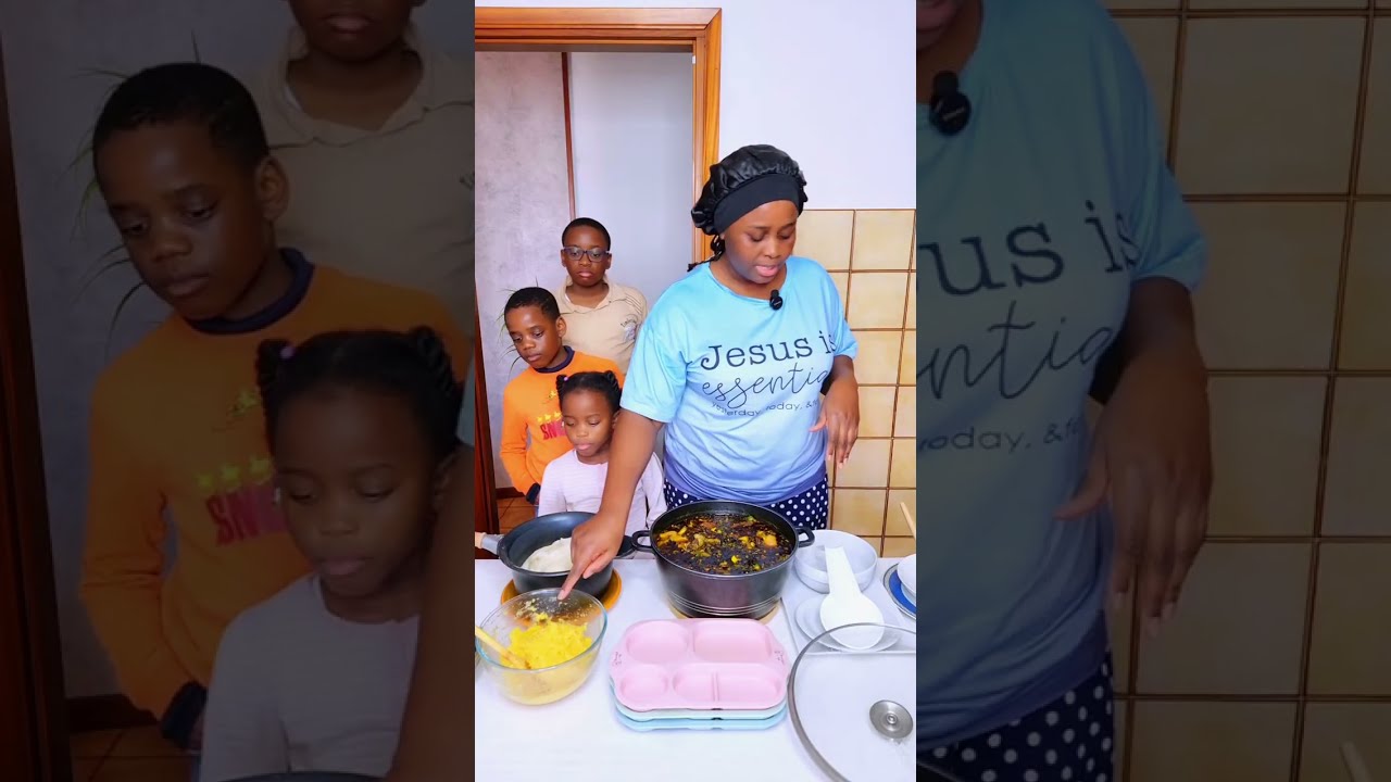 In An African Home: Mummy serving our least favorite and Favour is not even here to see this. 😒