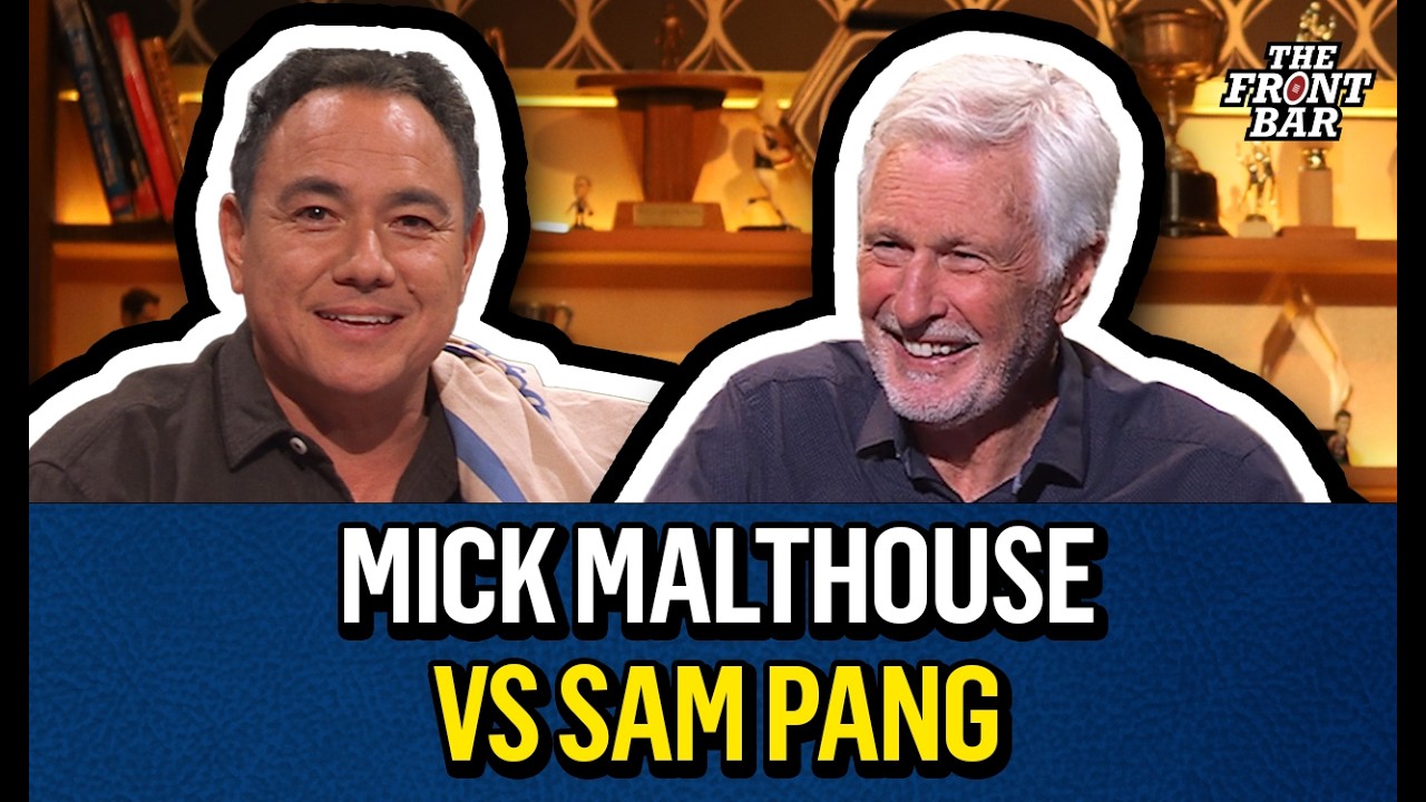 Sam Pang's Drip Tray of Mick Malthouse | 2026 | The Front Bar | AFL | Collingwood | West Coast
