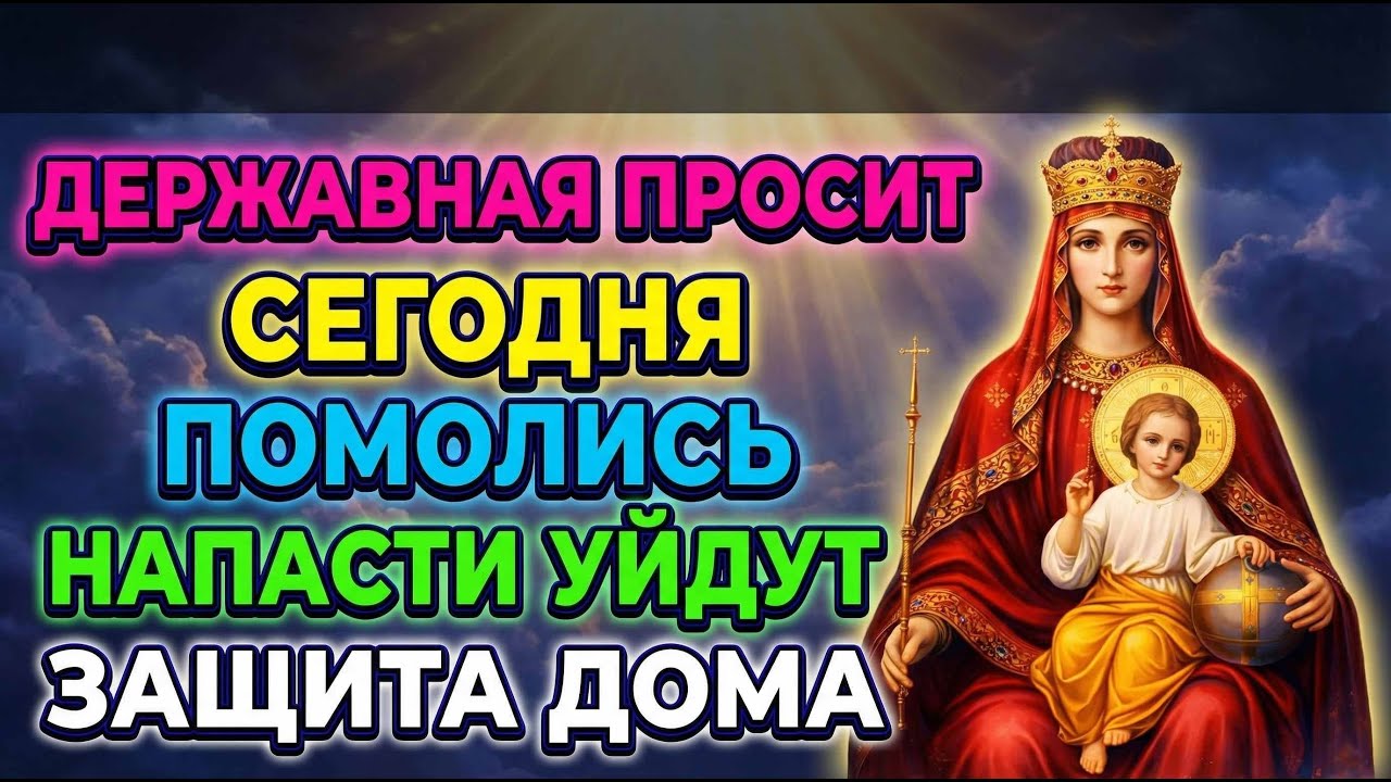 15 марта ДЕРЖАВНАЯ ПРОСИТ: ПОМОЛИСЬ СЕГОДНЯ! Я ОТВЕДУ ВСЕ НАПАСТИ ОТ ТВОЕГО ДОМА! Молитва