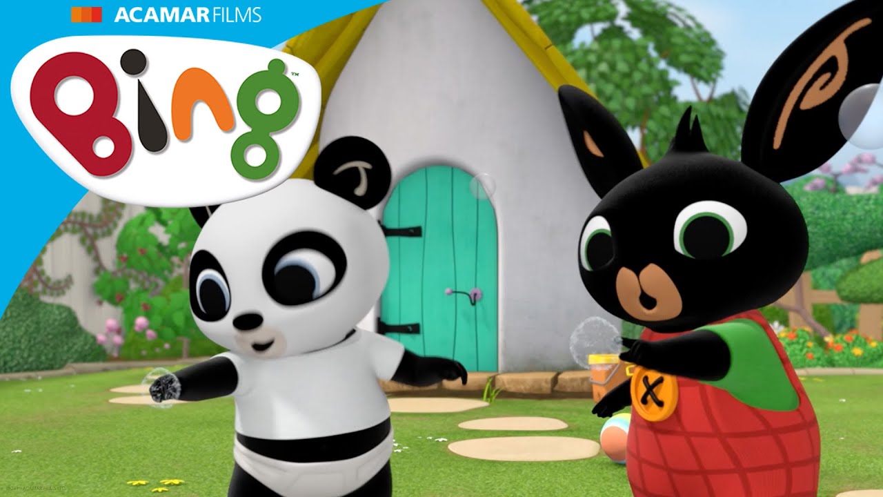Flop pokazuje Bing i Pando, jak dmuchać bańki! | Bing po Polsku