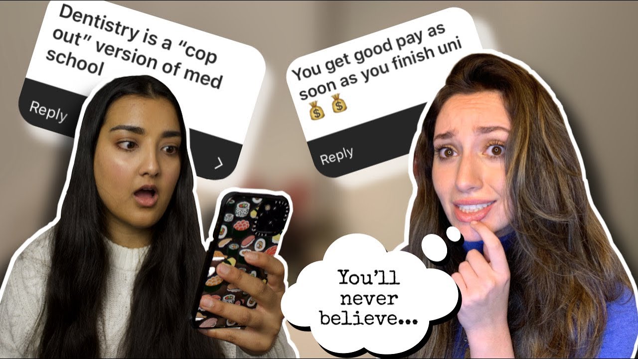 Reading your *JUICY* assumptions about Dental school | With @RainaOnTheCusp | Part 2