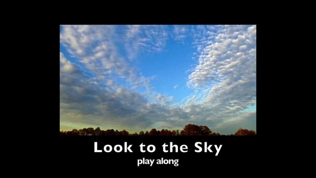 Look to the Sky - Backing + music sheet