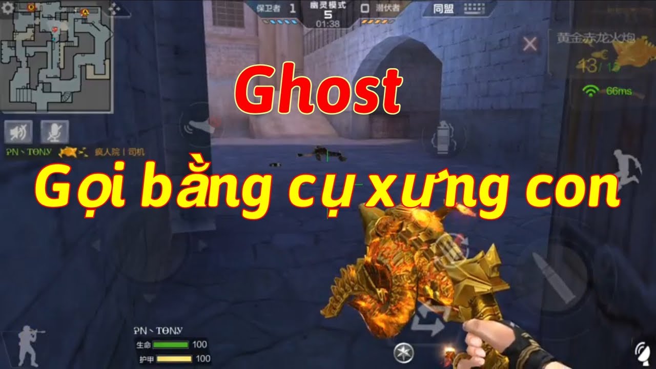 CF MOBILE: LỤC ĐẦU BÒ GOLD SĂN GHOST