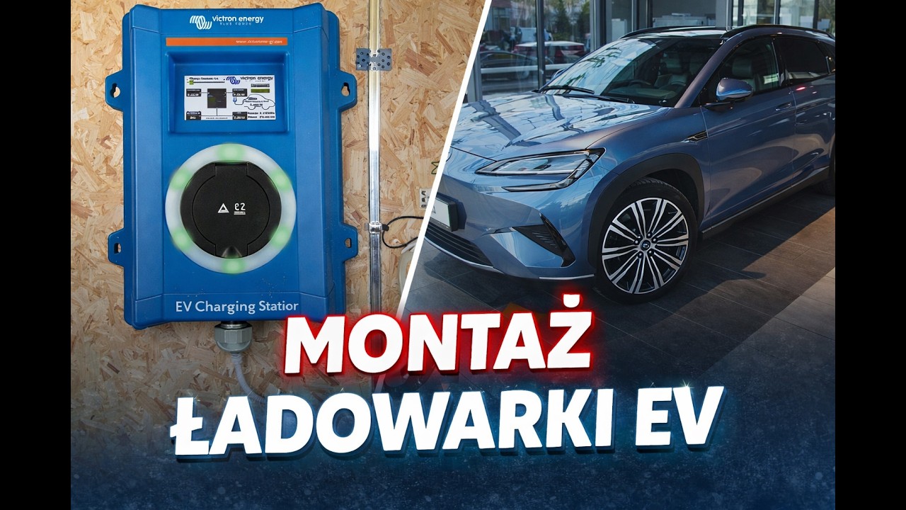 Instalacja Ładowarki EV Victron WallBox Do Auta Elektrycznego #Enerp #victron #ev #byd #wallbox