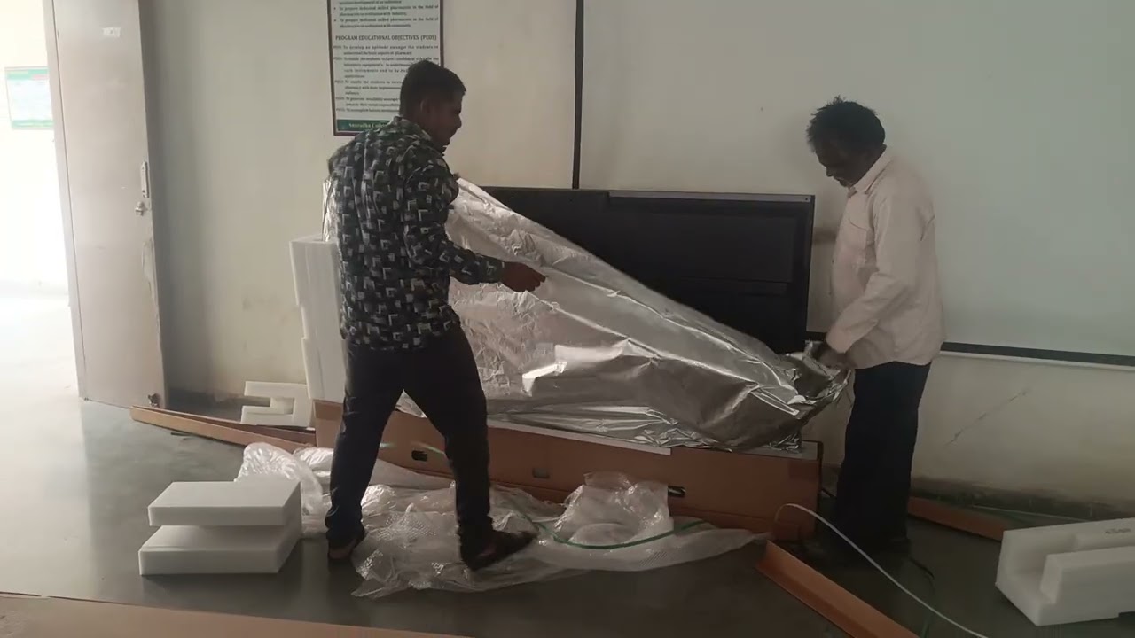 86 inch touch panel installation 